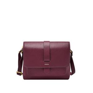 파슬 여성 킨리 레더 플랩 백 ZB7878649 Berry Purple