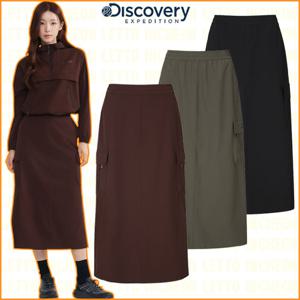 디스커버리 25FW 여름 신상 여성 우븐 에센셜 트레이닝 스커트 DWTP45054-ICPT
