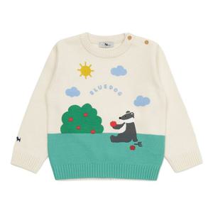 블루독베이비 10 25FW (CR) 해피포레스트 스웨터 (45A14300010)