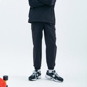 [오션스카이][2color]남아 나일론 스판 기모 카고 조거 pants