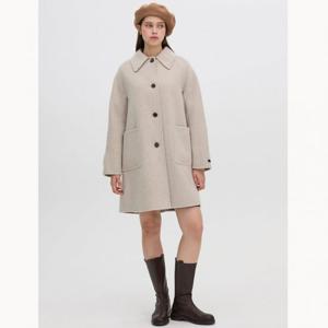 [올리브데올리브]자수 핸드메이드 하프 코트 (OW4XH051)