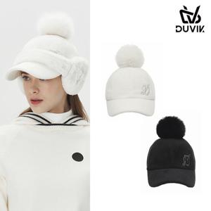 [gs] 듀빅 여성 페이크 퍼 코듀로이 귀달이모자 DE4WAP782