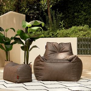 보니타 빈백 초대형 사하라 BR803 비건레더 빈백소파 [풋스툴세트]