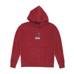 캉골 클래식 로고 Emb 후드티 K96213 Maroon