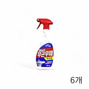 피죤 무균무때 욕실용 세정제 500ml X6개 곰팡이제거 물때제거제