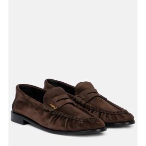 생로랑 Le Loafer 스웨이드 페니 로퍼 P00954336