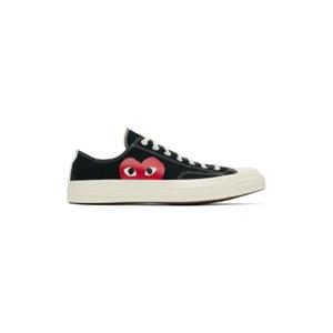 꼼데가르송 스니커즈 블랙   화이트 Converse 플레이 척 70 로우탑 스니커즈 231246M237000