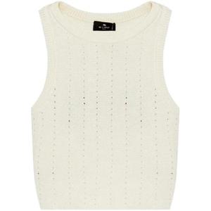 25 FW 에트로 펀치 디테일 크롭 탑 WRKE0290AU081 TP436004519