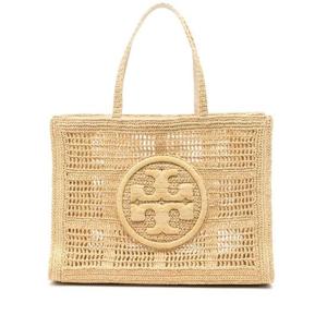 토리버치 Neutral Ella Straw Crochet Tote Bag 151277254 TP719835601