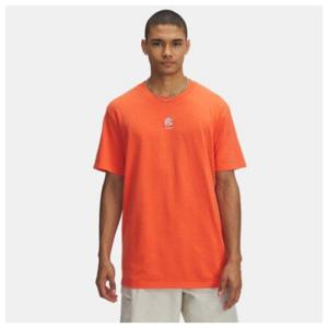 [언더아머]언더아머반팔티 RQD 1387107-847 남성 커리 로고 헤비