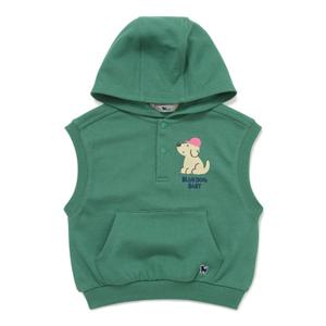 [블루독베이비8] 도기후드베스트 (45A1422103) (BLUEDOG BABY 유아 출산 백일 선물 도트 강아지 내복)