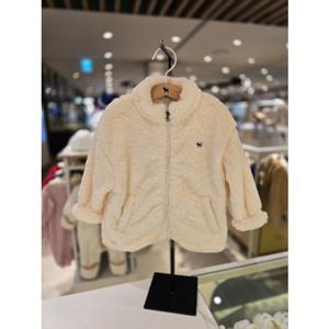 [블루독베이비] 25 FW(IV)SOFT  플리스점퍼(45A7067701)백일 돌 조카 선물 뽀글이 유아 아가옷 (45A7067701