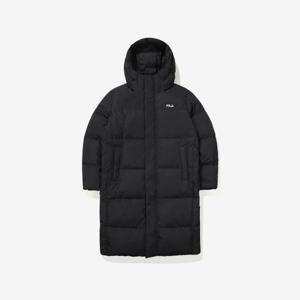 [휠라]베이직 로고 롱패딩  FS2DJG4104X_BLK