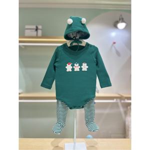 압소바HM (아기슈트)캐롤 바디슈트세트(모자 레깅스) 25FW신상 (5A2710624)