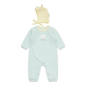 [블루독베이비8] FW25(MN)도기쭈글퀼팅세트우주복 HJ (45C7004104) (BLUEDOG BABY 유아 출산 백일 선물 도