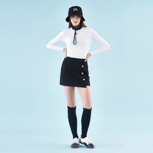 [마틴골프]여성 H라인 랩 스커트 블랙 (Q0BQ30139)