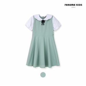 [레노마키즈] 여아민트화섬원피스(R2422O633_22)