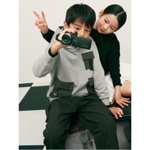 [40%OFF][빈폴키즈]멀티 포켓 후디 스웨트 셔츠 그레이(BI4941U113)