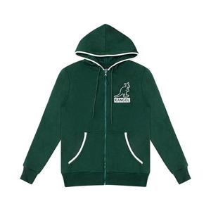 캉골 테니스 집업후드 K96155 Dark Green