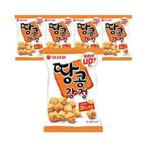 오리온 땅콩강정 147g x 5개 / 대용량 봉지과자