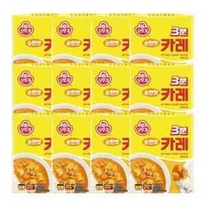 오뚜기 3분카레 순한맛 200G x 12