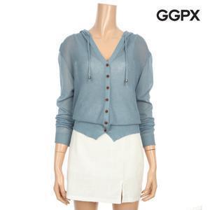 [지지피엑스]후드 시스루 썸머 니트 가디건 (GNHKGA77F)