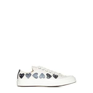 Comme des Garcons 플레이 X 컨버스 척 70 하트 프린트 레이스업 스니커즈 AZK126D 2 TP934950833