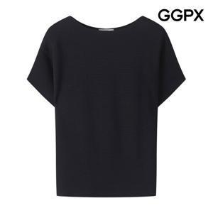 [지지피엑스]골지 쿨링 돌먼 슬리브리스 니트 (GP6KP021F)