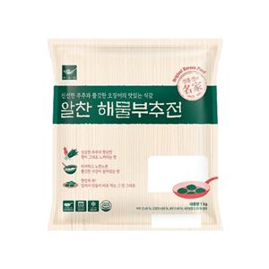 사옹원 알찬 해물부추전 1박스 (1kg x 5개입) 냉동