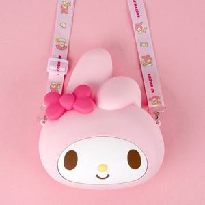 마이멜로디 페이스 크로스백 연핑 2XL 1P 어린이 가방 산리오가방 산리오크로스백 산리오페이스백 다용도가방 다용도크로스백 캐릭터크로스백 캐릭터가방 어린이크로스백