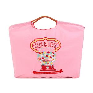 볼앤체인 핑크 캔디 라지 에코백 30111109 Candy