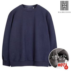[해리슨] 무지 양기모 오버핏 맨투맨 7400 ITD1036