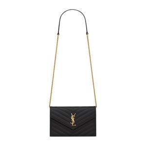 생로랑 YSL 로고 퀼티드 체인 숄더 백 742920 BOW011000