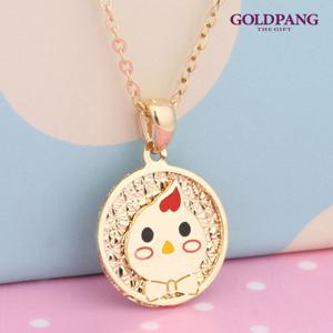 골드팡 14k 닭띠 미아방지 펜던트