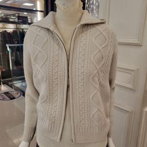 [BCBG] 비씨비지 봄24 케이블 변형 후드 가디건 B4A1K101