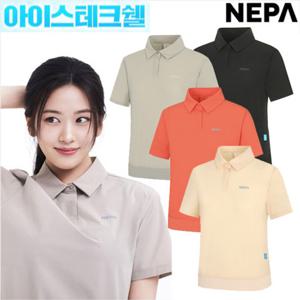 [네파][아이스테크쉘](7J45202) 여성 여름 아이스테크쉘 반팔 카라 폴로티셔츠