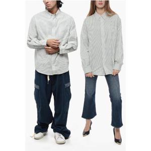 던스트 긴팔 셔츠 UDSH3B121CR CREAM BLUE Bianco Blu