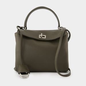 발렌시아가 로데오 미니 가죽 핸드백 795456 2AA4U 3503 KHAKI