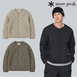 스노우피크 [택가 189000원] S24WUFPJ02 리사이클 퀼팅 가디건 자켓