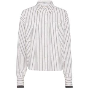 브루넬로 쿠치넬리 탑 MA783RD606 White