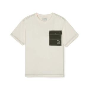 M MLB키즈반팔티 NQK 7ATSCP443-50BKS OUTDOOR 우븐 포켓 티셔츠
