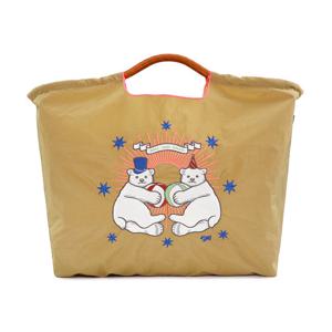 볼앤체인 베이지 D.베어 라지 에코백 31310503 D.Bear