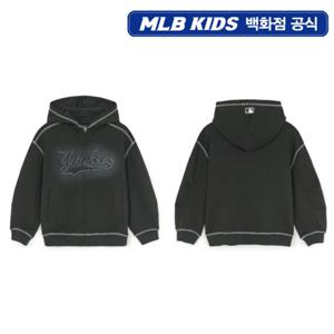 [MLB키즈PG] 스트릿 빈티지 레터링 후드 집업 (7AHDB0554-50CGD)