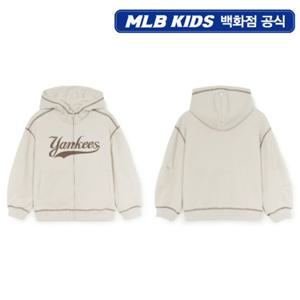 [MLB키즈PG] 스트릿 빈티지 레터링 후드 집업 (7AHDB0554-50CRD)