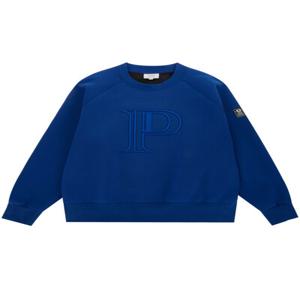 [PIGC] 여성 PIGC 자수심볼 맨투맨 티셔츠 블루 (LFC130544)