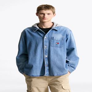 데님 후드 셔켓