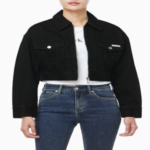 여성 크롭 블랙 데님 재킷 47D779G-TWM 47D779GTWM