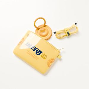 미니덕트 [미니덕트] 버터링 무선충전기 파우치