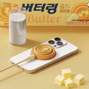 미니덕트 [미니덕트] 버터링 QI2 맥세이프 거치대 고속 무선 충전기