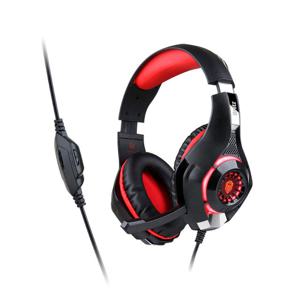 브리츠 K35GH 유선 PC 게이밍 헤드셋 레드